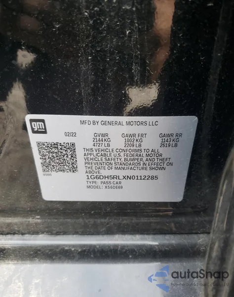 1G6DH5RLXN0112285